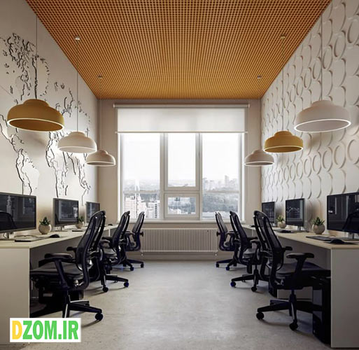 دیزاین دفتر کار کوچک