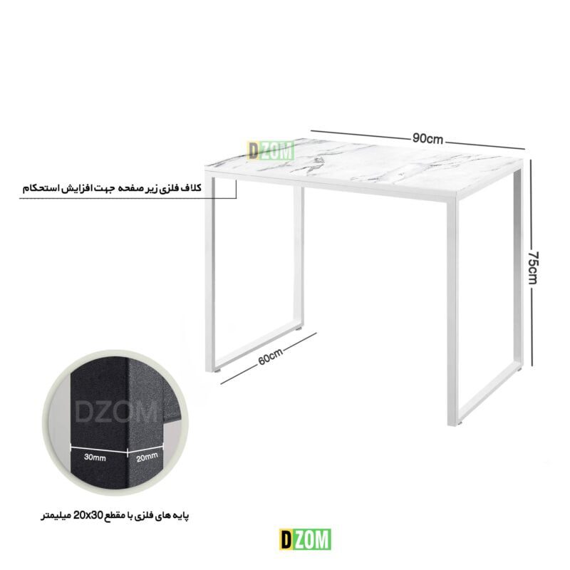 میز اداری دیزم مدل TLD-93D43-90SW