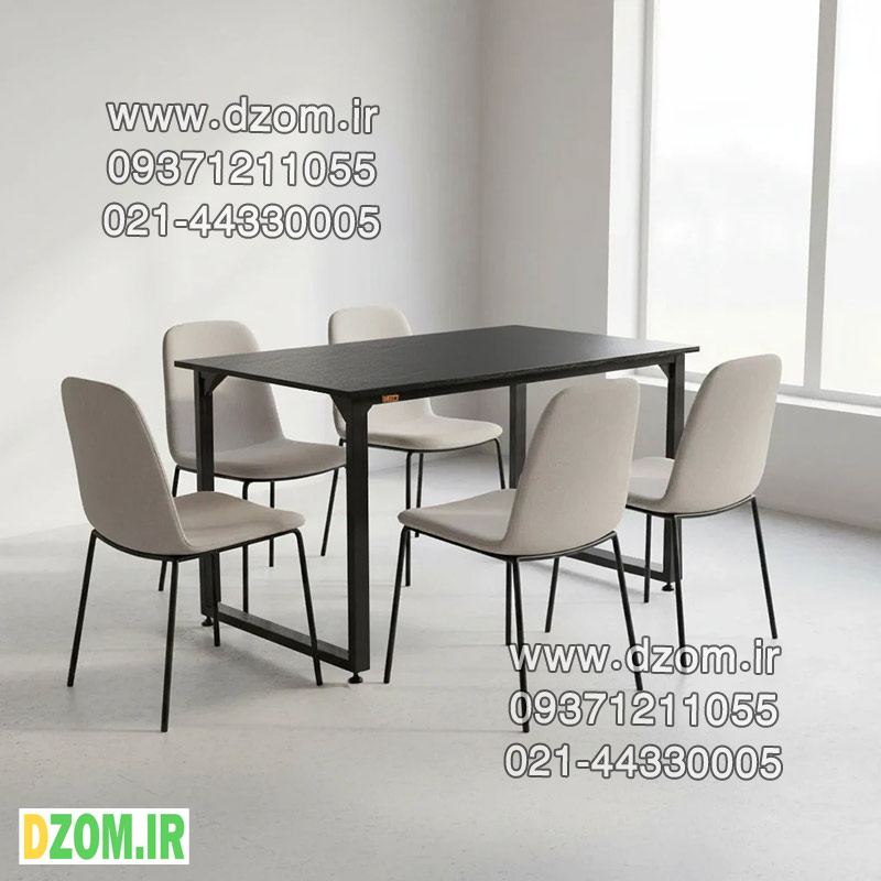 140000 میز ناهارخوری دیزم مدل مونتاژی LNC_asm_140×80_B (بدون صندلی) - تصویر 1