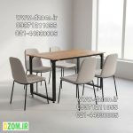 میز ناهارخوری دیزم مدل مونتاژی LNC_asm_140×80 (بدون صندلی) - Image 4