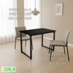 میز ناهارخوری دیزم مدل مونتاژی LNC_asm_90×80 (بدون صندلی)
