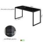 میز کامپیوتر دیزم مدل CD_N100_120_SB