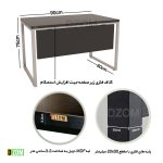 میز اداری دیزم مدل TLD-1-90-3