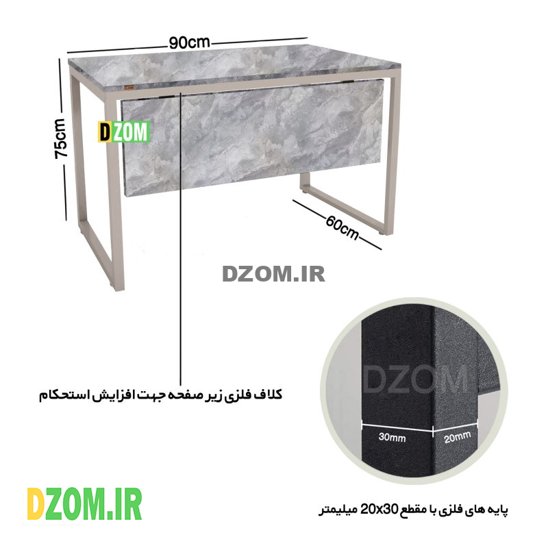 میز اداری دیزم مدل TLD-11J41-90GRONE