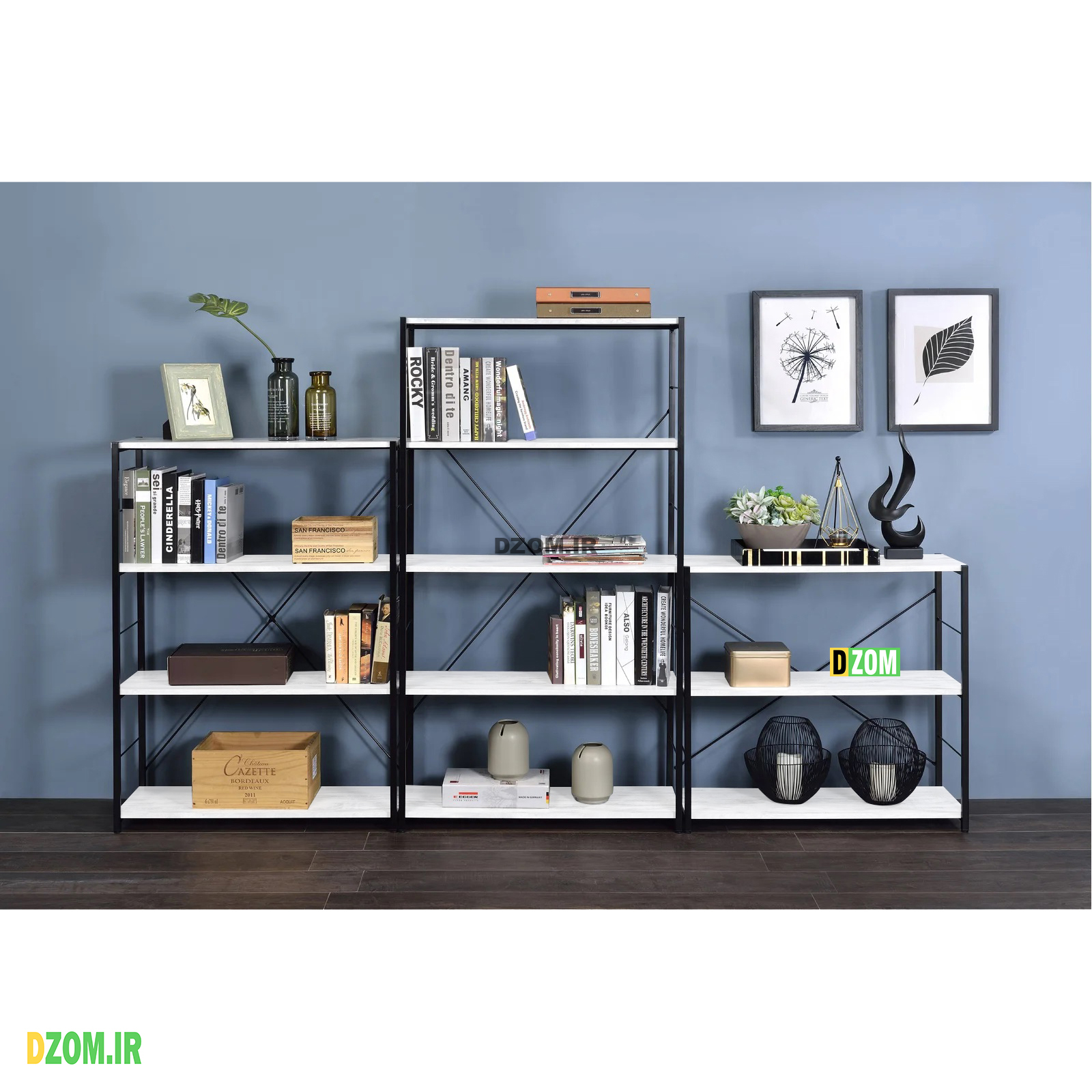کتابخانه دیزم مدل LIB-88H63-80W کتابخانه دیزم مدل LIB-88H63-80W