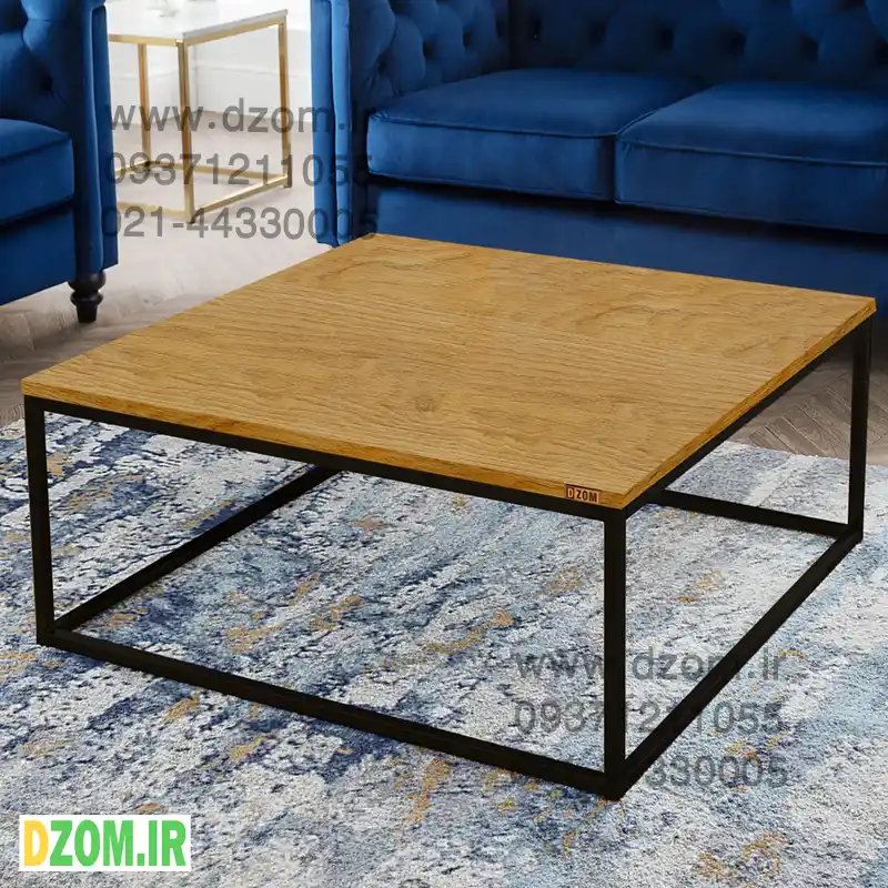 8ikuj میز جلو مبلی اداری دیزم مدل OF_L100_80_LIGHT - تصویر 1