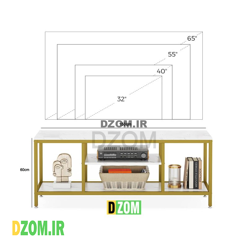 میز تلویزیون دیزم مدل TVS-50A77-150SW