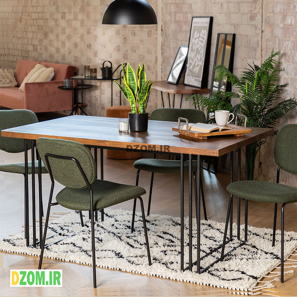 میز ناهارخوری دیزم مدل    LNC_600_120_BRN میز ناهارخوری دیزم مدل    LNC_600_120_BRN