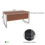 میز اداری دیزم مدل TLD-1-120-2ONE