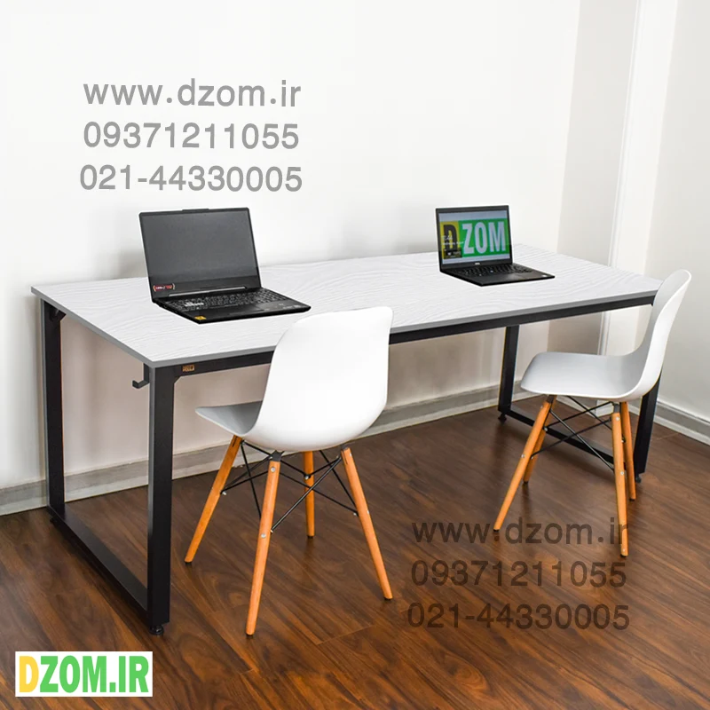 dfhf میز تحریر دیزم مدل مونتاژی WD_asm_180×90_W - تصویر 1