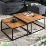 میز پذیرایی دیزم مدل CO_H100_80 بسته 2 عددی