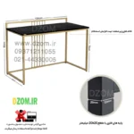 میز اداری دیزم مدل  CD_Q100_120_BONE - تصویر 2