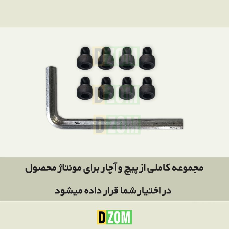 میز کامپیوتر دیزم مدل مونتاژی TLD_asm_140×60_B