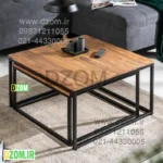میز پذیرایی دیزم مدل CO_H100_80 بسته 2 عددی - تصویر 2