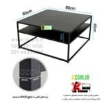 میز جلومبلی دیزم مدل CO_D100_80 - تصویر 4