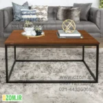 میز جلومبلی دیزم مدل CO_A100_110_BRN