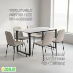 میز ناهارخوری دیزم مدل مونتاژی LNC_asm_140×80 (بدون صندلی)