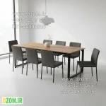 میز ناهارخوری دیزم مدل مونتاژی LNC_asm_180×90 (بدون صندلی) - Image 4