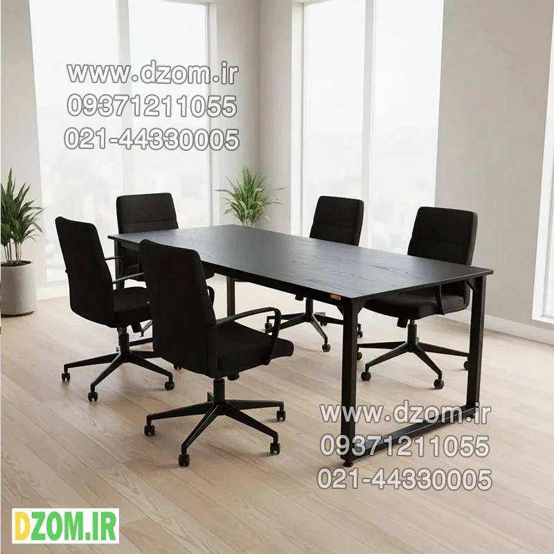 65456456 میز جلسه دیزم مدل مونتاژی TLD_asm_180×90_B - تصویر 1