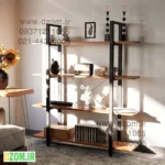 شلف دیواری دیزم مدل SLF-43Z91-120BRN
