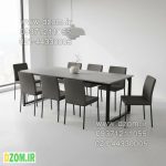 میز ناهارخوری دیزم مدل مونتاژی LNC_asm_180×90 (بدون صندلی) - Image 5