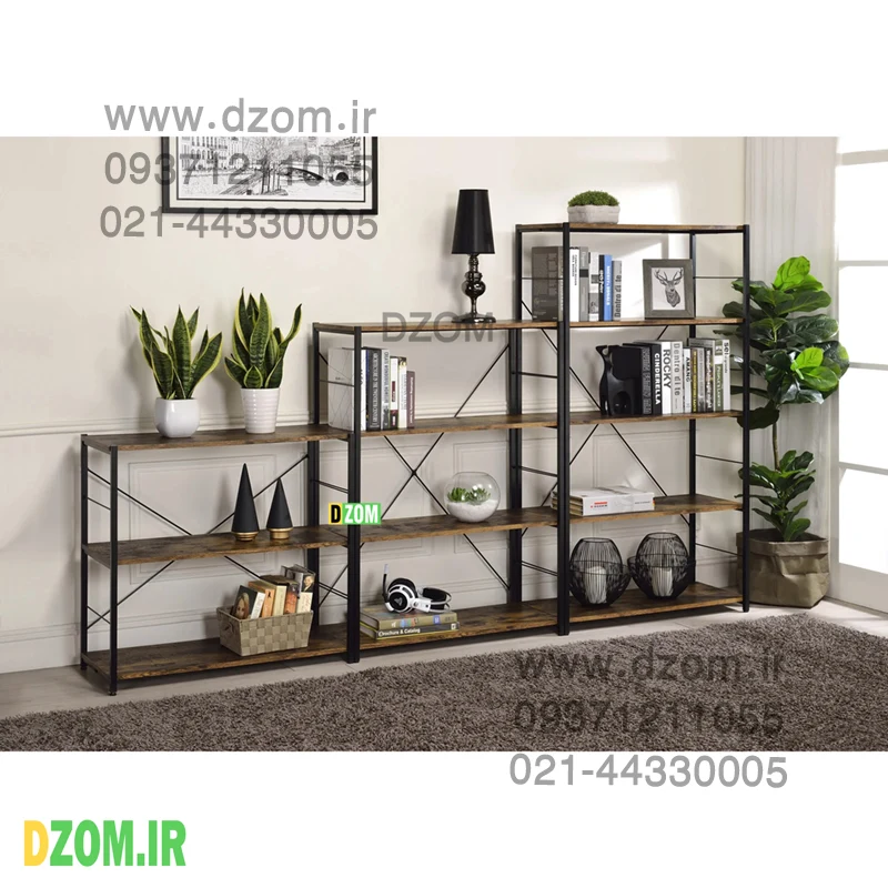 o;l کتابخانه دیزم مدل LIB-88H63-80BRN - تصویر 3