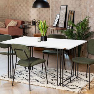میز ناهارخوری 4 نفره دیزم مدل LNC-56B33-120W