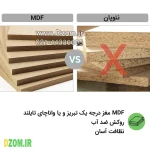 میز اداری دیزم مدل مونتاژی TLD_asm_90×60 - تصویر 11