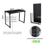 میز اداری دیزم مدل مونتاژی TLD_asm_90×40 - تصویر 8