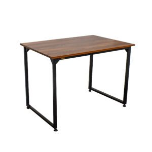 میز ناهارخوری چهار نفره دیزم مدل مونتاژی LNC_asm_90×90_BRN