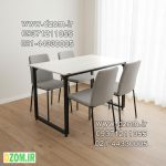 میز ناهارخوری چهار نفره دیزم مدل مونتاژی LNC_asm_120×90 (بدون صندلی)