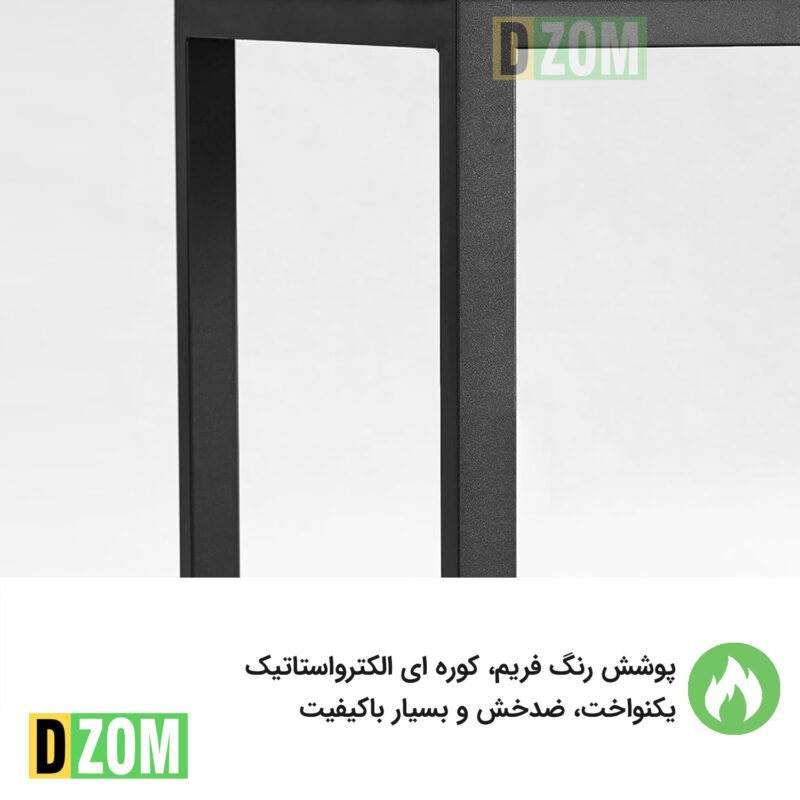 میز ناهارخوری هشت نفره دیزم مدل مونتاژی LNC_asm_180×90_Tri_BALIGHT