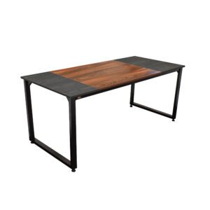 میز ناهارخوری شش نفره دیزم مدل مونتاژی LNC_asm_160×90_Tri_BABRN