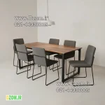 میز ناهارخوری دیزم مدل مونتاژی LNC_asm_160×80 (بدون صندلی) - تصویر 4