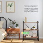 کتابخانه سه طبقه دیزم مدل مونتاژی LIB_80×100 - تصویر 5