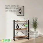کتابخانه سه طبقه دیزم مدل مونتاژی LIB_80×100