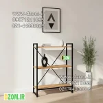 کتابخانه سه طبقه دیزم مدل مونتاژی LIB_80×100 - تصویر 2