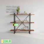 کتابخانه سه طبقه دیزم مدل مونتاژی LIB_100×100 - تصویر 5