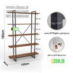 شلف ایستاده دیزم مدل مونتاژی SLF_100×180 - تصویر 5