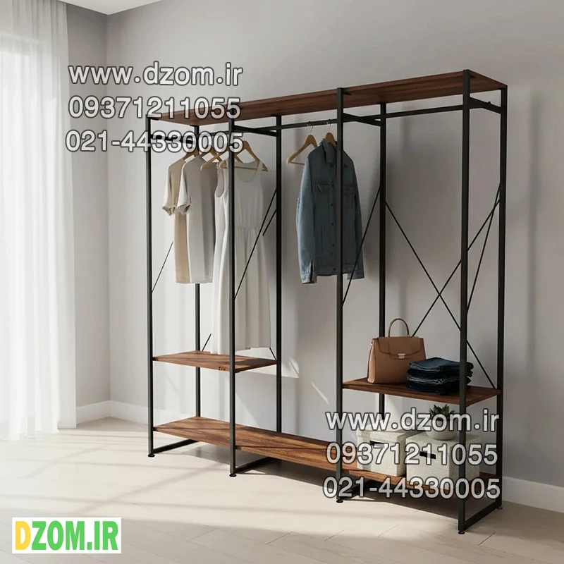 15 20 رگال لباس دیزم مدل مونتاژی RGL_180×180_BRN - تصویر 1