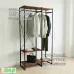 آویز لباس دیزم مدل مونتاژی RGL_100×180 - تصویر 2