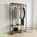 آویز لباس دیزم مدل مونتاژی RGL_100×180 - تصویر 5