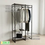 آویز لباس دیزم مدل مونتاژی RGL_100×180 - تصویر 4