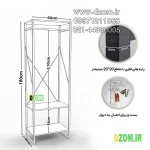 رگال لباس دیزم مدل مونتاژی RGL_60x180 - تصویر 5