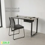 میز تحریر دیزم مدل مونتاژی WD_dwr_120×70 - تصویر 2