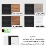 میز جلسه دیزم مدل مونتاژی TLD_asm_180×90_Tri - تصویر 5