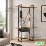 شلف ایستاده دیزم مدل مونتاژی SLF_dwr_100×140